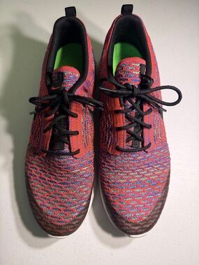 Nike Men’s Multicolor Knit Sneakers in Red, Blue & Green